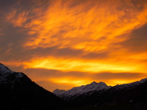 December is the best month for sunsets at the chalet.  This has been top so far!